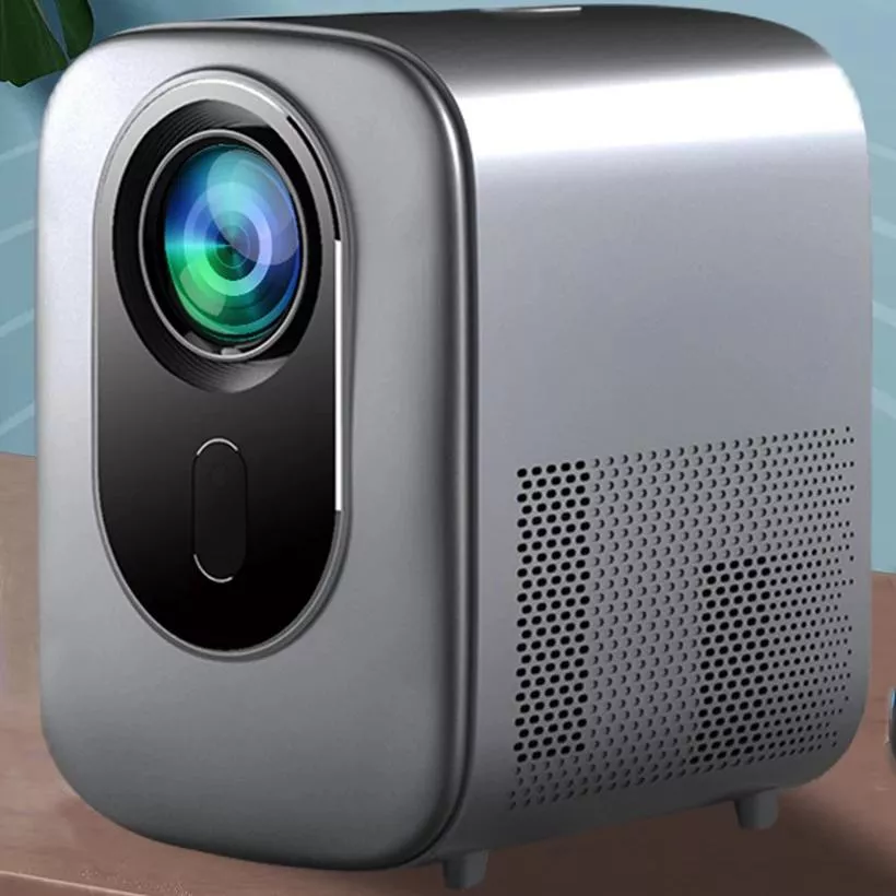 1080P Smart Home Projector with HDR10, WiFi 6, Bluetooth, and Netflix Built-In