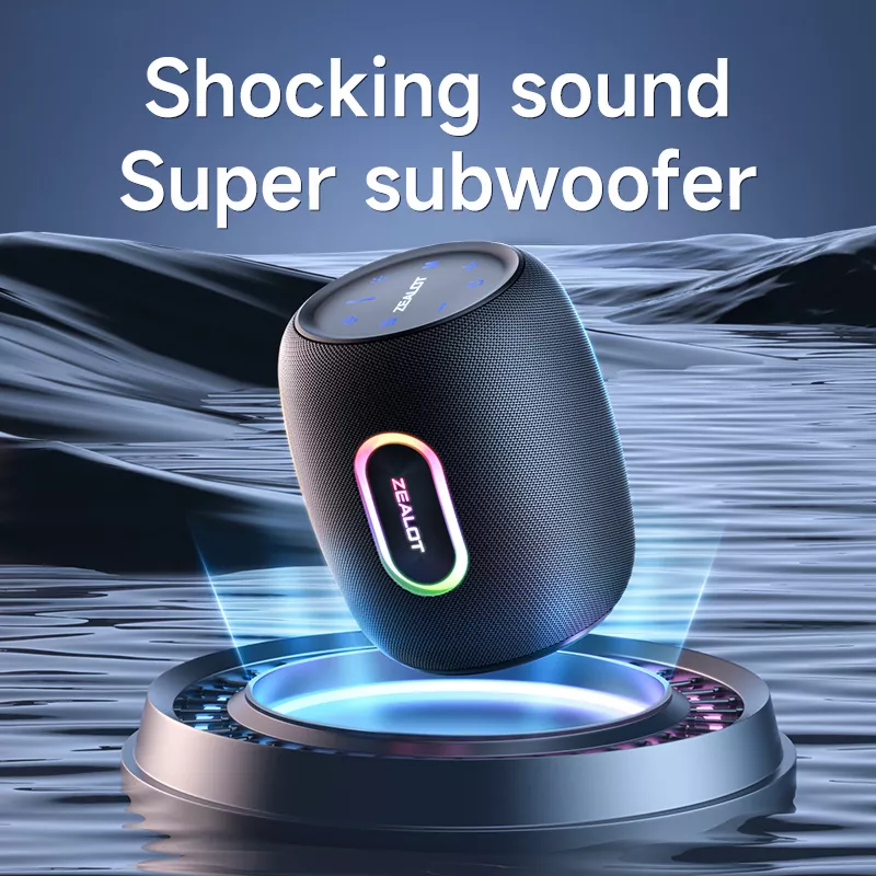 50W Bluetooth 5.3 Speaker with 360° Surround Sound, IPX6 Waterproof, 20H Playtime