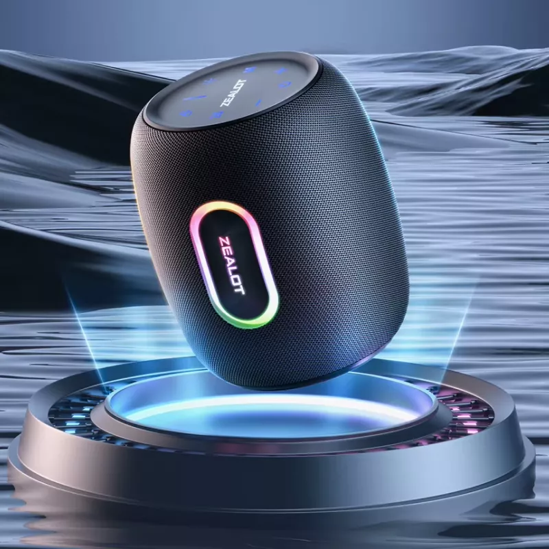 50W Bluetooth 5.3 Speaker with 360° Surround Sound, IPX6 Waterproof, 20H Playtime