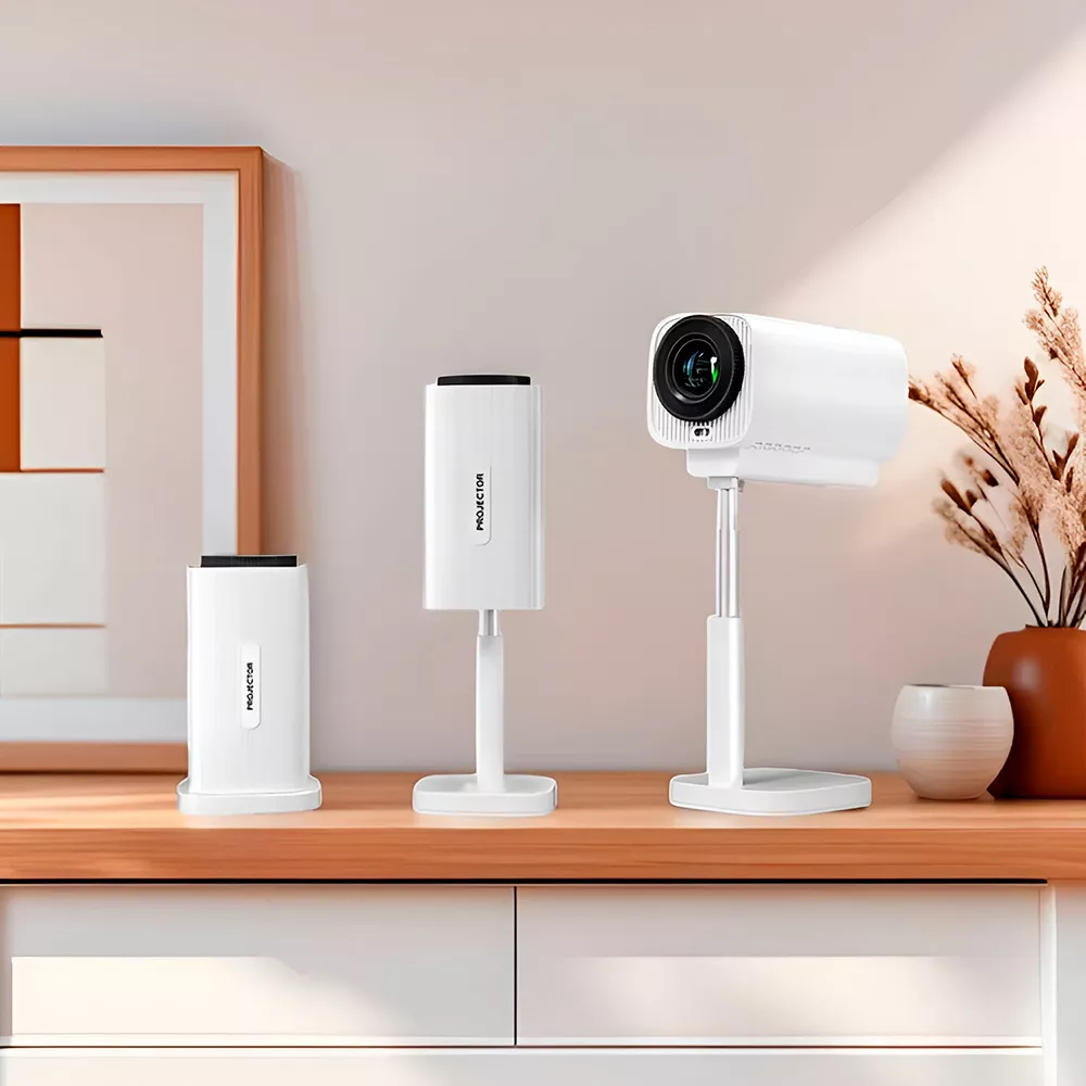 Portable Mini LED Projector with 4K Support, Android OS & Bluetooth Speaker