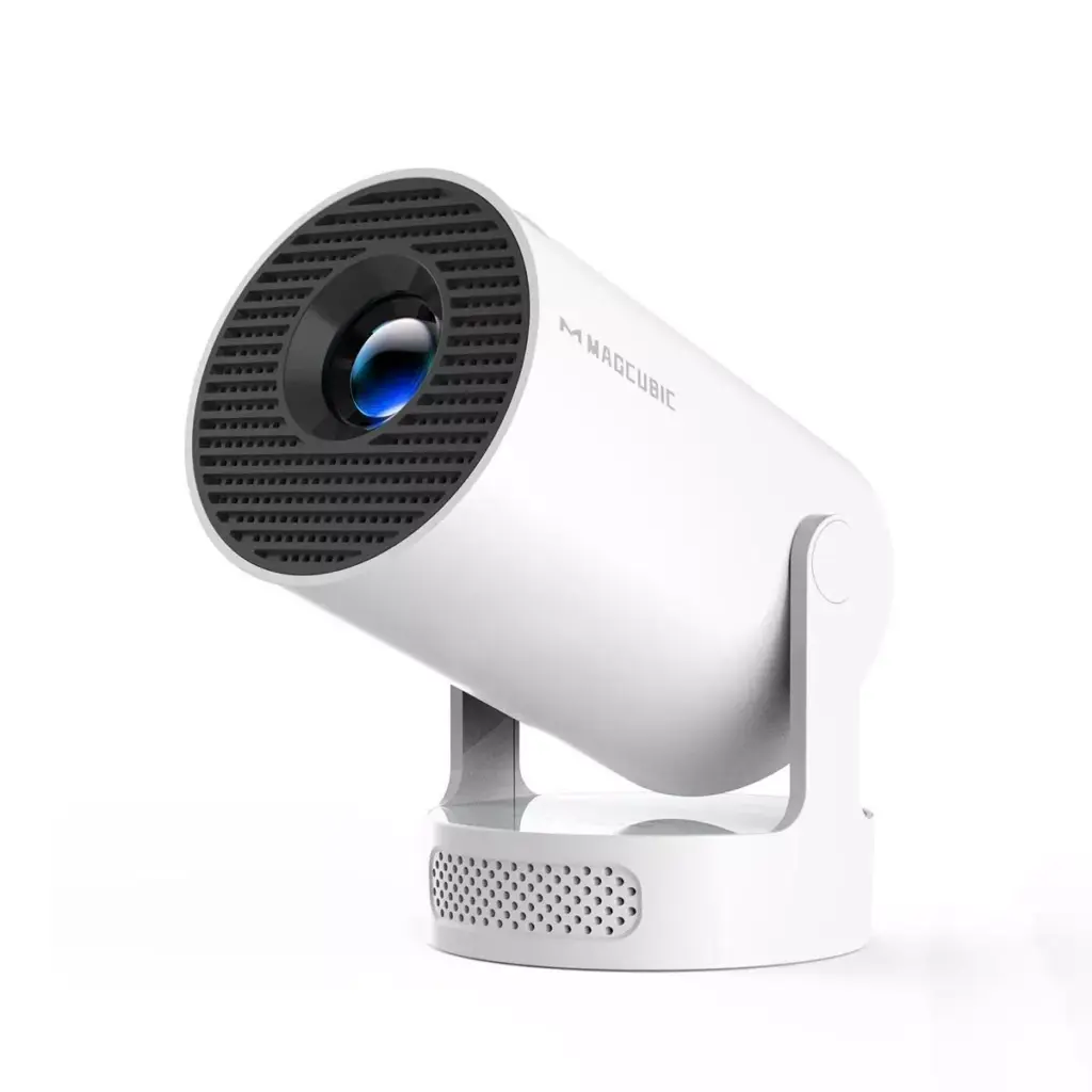 4K Android Mini Projector with WiFi 6, Bluetooth, 8000 Lumens & HiFi Audio