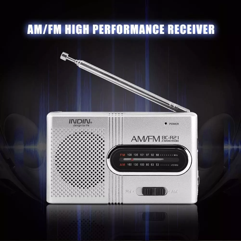 Portable AM/FM Radio Receiver