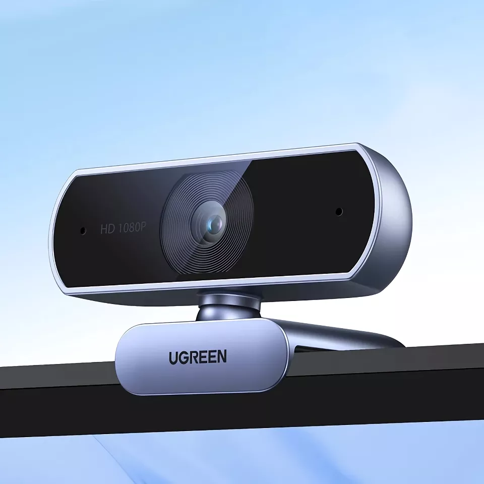 USB Webcam 1080P HD with Dual Microphones for Laptop and Computer