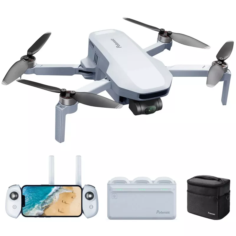 Mini 4K Drone with 3-Axis Gimbal, GPS, and 6KM Transmission