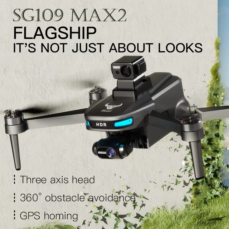 SG109 Max 2 4K FPV Camera Drone with 3-Axis Gimbal & Obstacle Avoidance