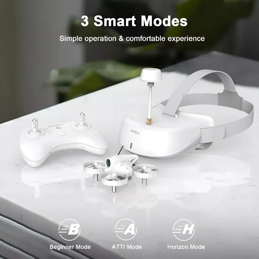 VR70 2.0 FPV Racing Drone with Head Tracking Mode and HD Video