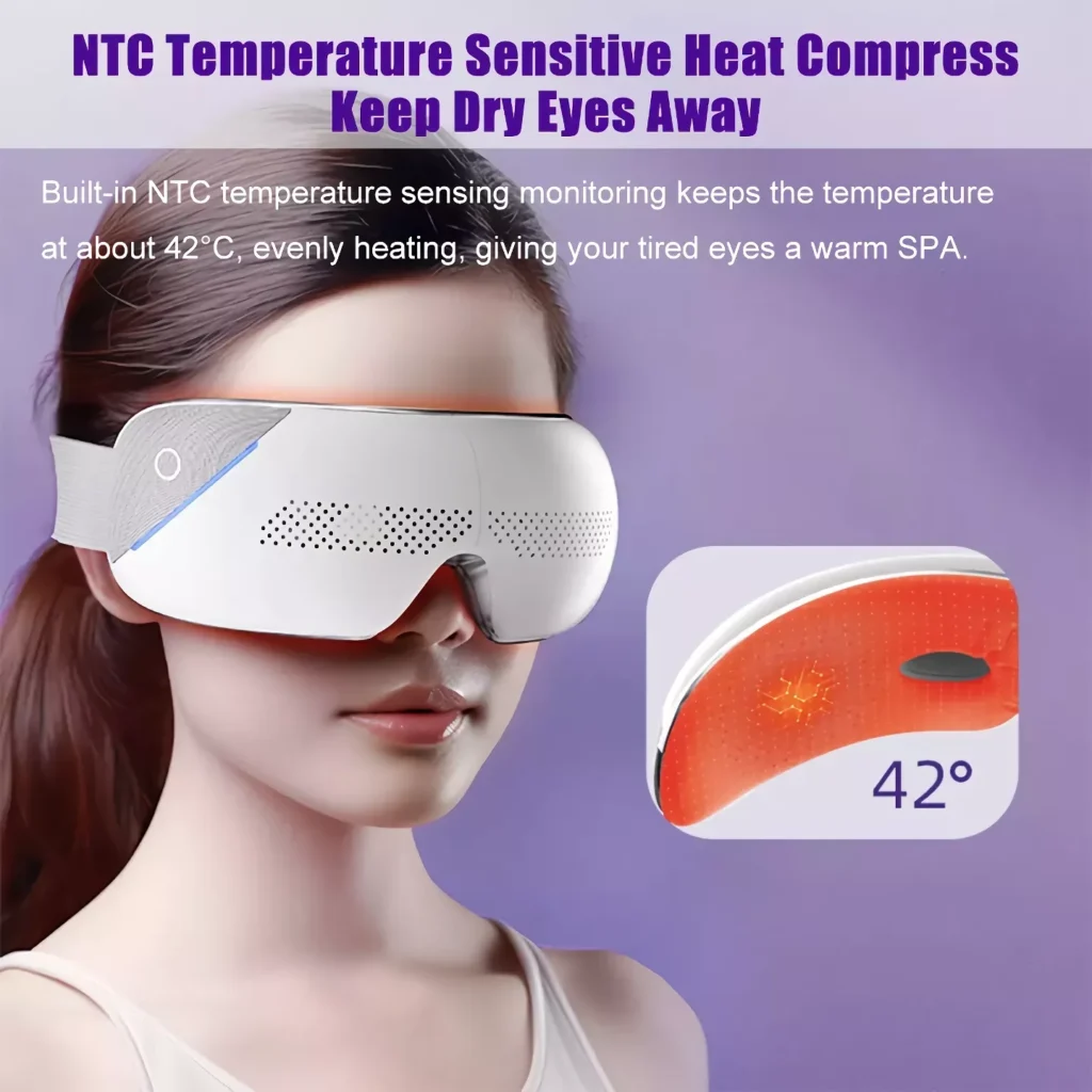 Smart Steam Eye Massager Pro – Electric Eye Massage with Hot/Cold Compress Therapy