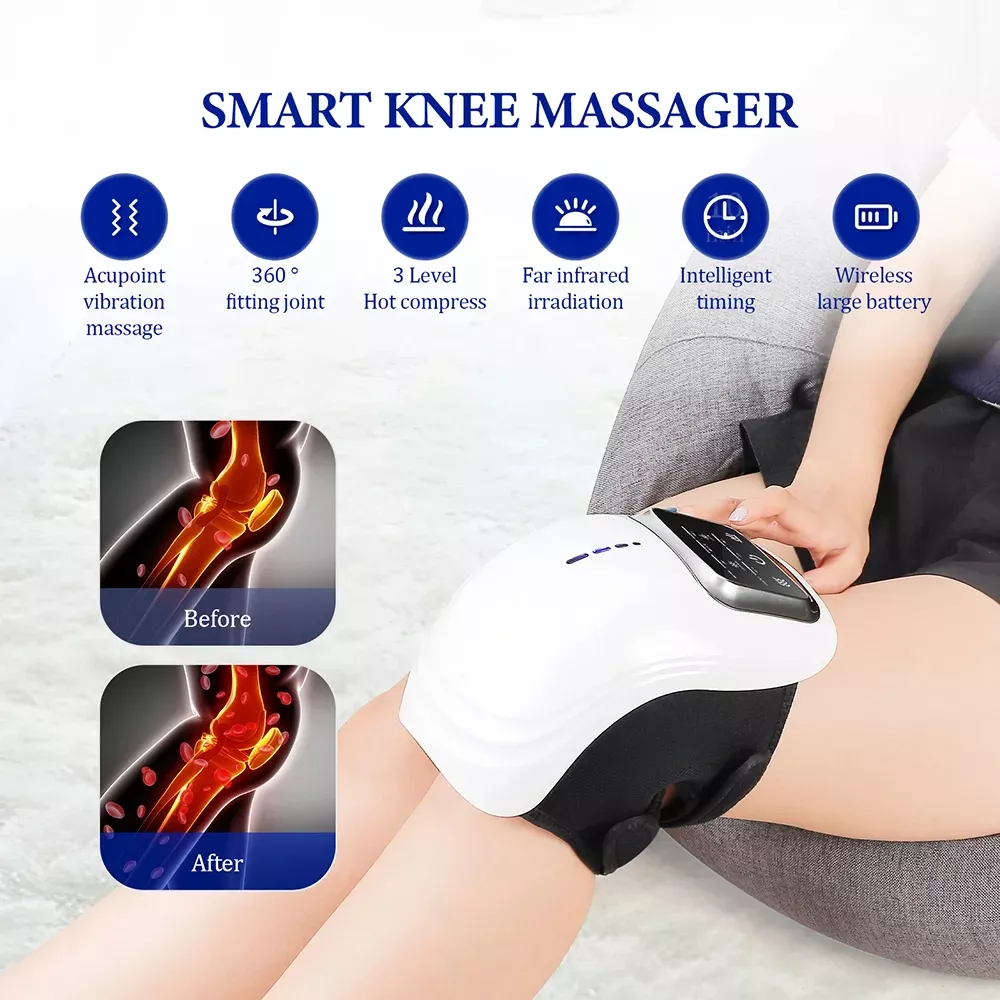 Electric Vibration Knee Massage Hot Compress Massager