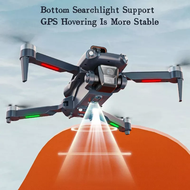 8K HD Dual Camera Drone with Brushless Motor and Obstacle Avoidance – Foldable Quadcopter for Aerial Photography