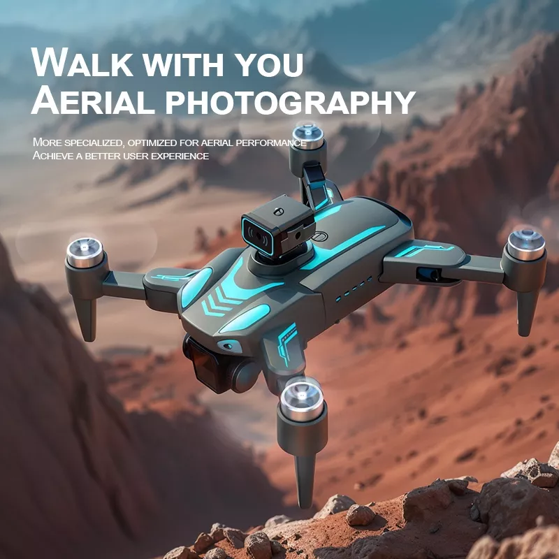 Professional HD Drone with Three Cameras and 360° Roll