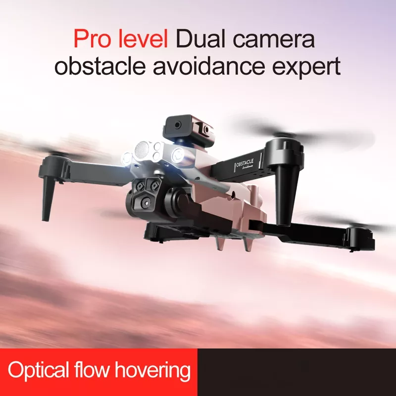 Optical Flow Drone with Obstacle Avoidance and Dual HD Cameras