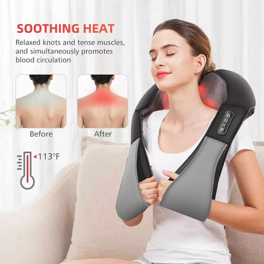 Shiatsu Neck and Back Massager with Heat