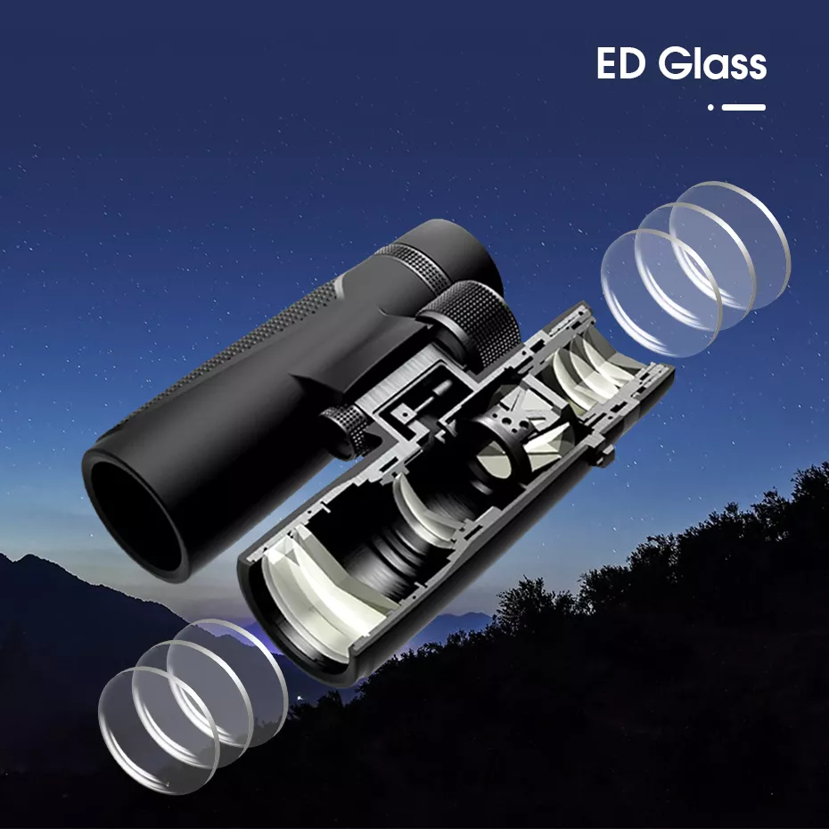 Professional Waterproof Binoculars for Birdwatching and Stargazing