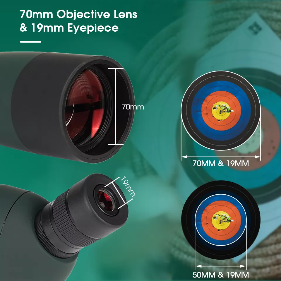 Compact Waterproof Spotting Scope with Tripod