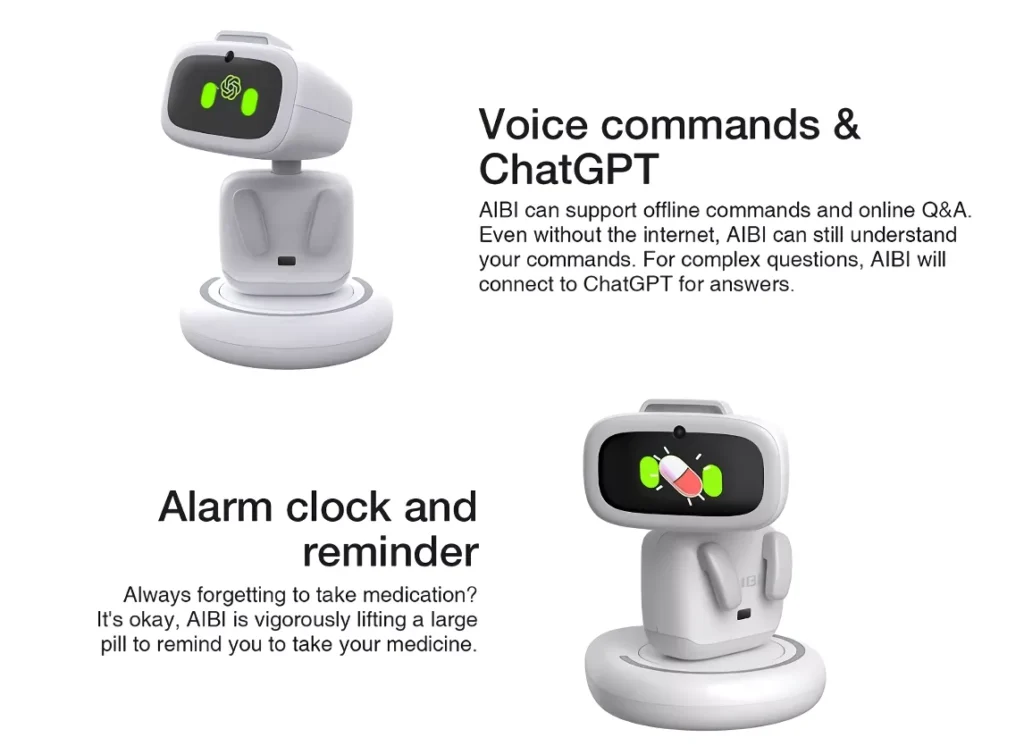 Aibi Smart Robot: Intelligent AI Emotional Companion