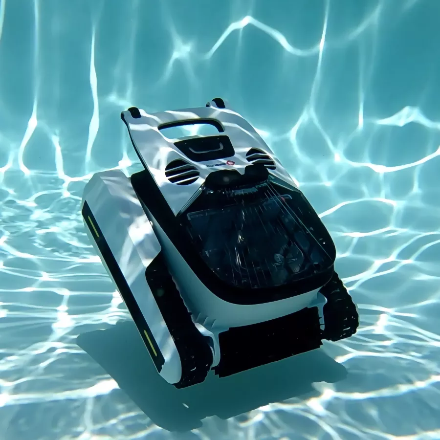 Intelligent Robotic Pool Vacuum Cordless, Long-lasting, with Sonar Path Planning