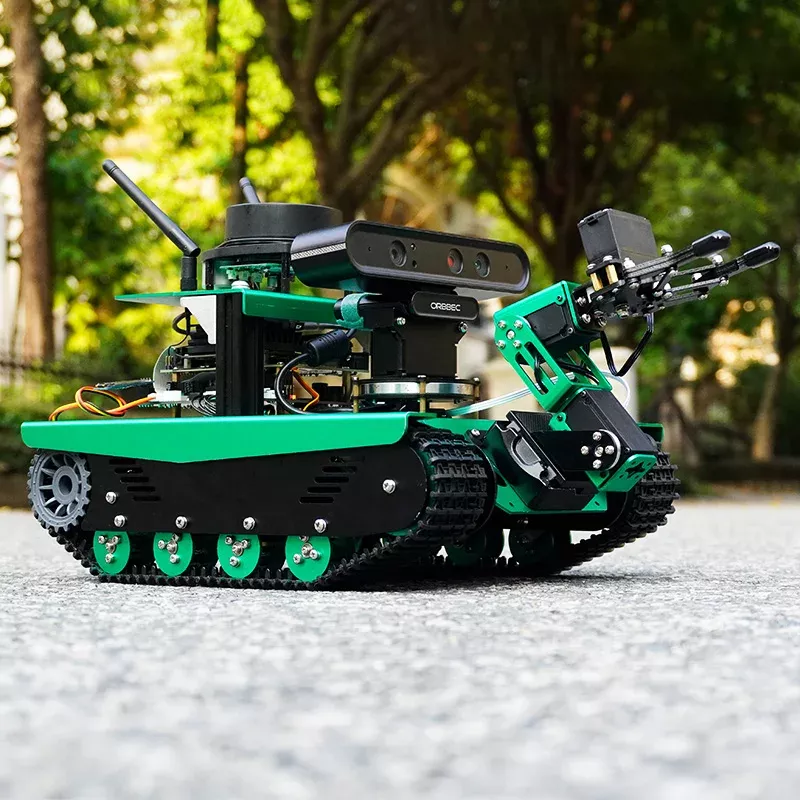 AI Vision Robot Tank Kit with Lidar & Python Programming