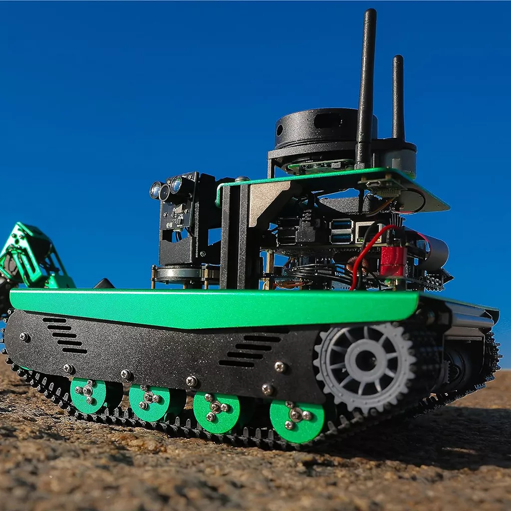 AI Vision Robot Tank Kit with Lidar & Python Programming