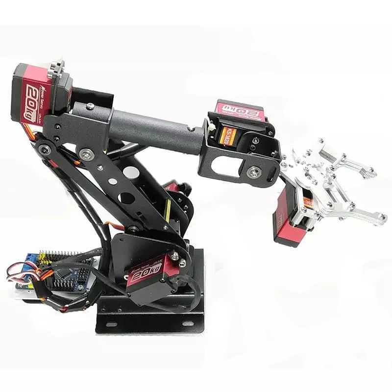 Advanced 6 DOF Robotic Arm Kit with Gripper Claw