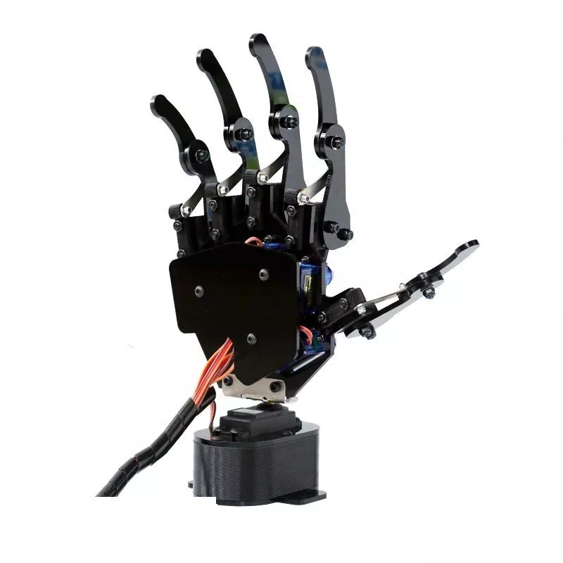 Advanced 6-DOF Bionic Robotic Arm with 5-Finger Precision Claw and Real-Time Control